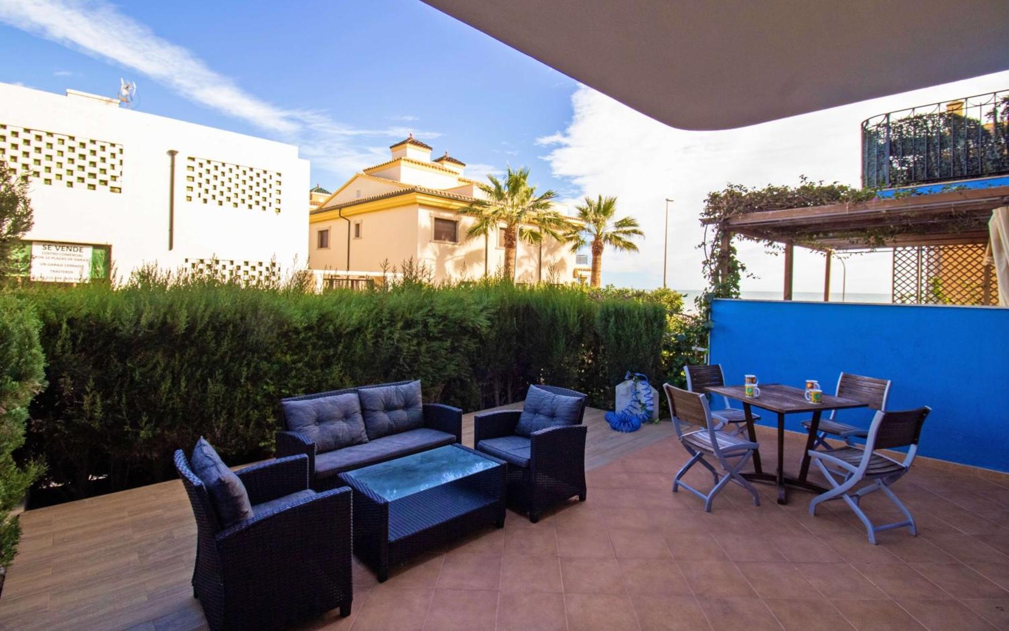 Planta Baja Con Terraza Chill Out - Primera Linea Tres Playas - Albert Villas 阿尔考斯布里 外观 照片