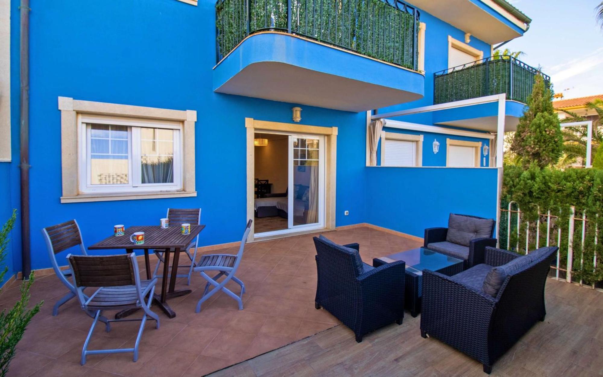 Planta Baja Con Terraza Chill Out - Primera Linea Tres Playas - Albert Villas 阿尔考斯布里 外观 照片